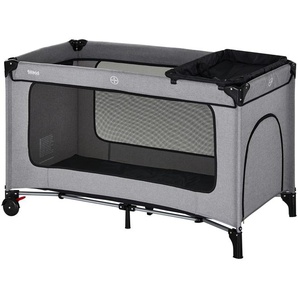Fillikid Reisebett  Premium ¦ grau ¦ Maße (cm): B: 65 H: 76 T: 125.0