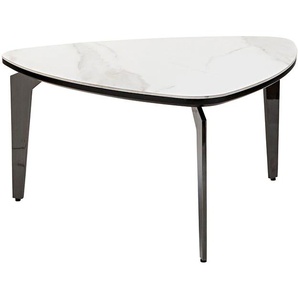 Couchtisch FINK KELON Tische Gr. B/H: 62 cm x 62 cm, grau (weiß, grau, weiß,grau) Couchtisch Runde Couchtische rund oval Tisch