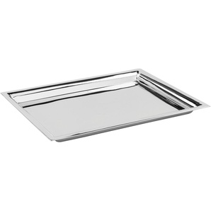 Fink Tablett NAGANO, Edelstahl, (1-tlg), aus lebensmittelechtem Edelstahl, ideal zum Anrichten u. zum Servieren