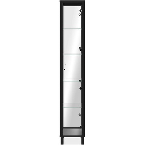Finori Albi Vitrine Schwarz / Spiegel