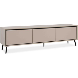 Finori Arona Lowboard 175x50 38 cm Sand/Schwarz
