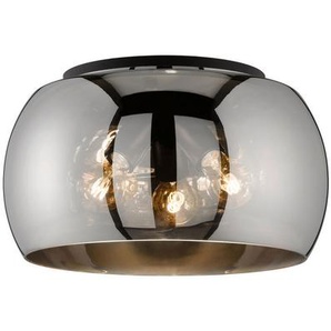 Fischer & Honsel Deckenleuchte Dima, Schwarz, Metall, Glas, 22 cm, Lampen & Leuchten, Innenbeleuchtung, Leuchten nach Räumen, Esstischlampen