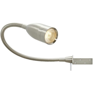 Fischer-Honsel LED-Bettleuchte, 1-flammig, Nickel matt - silber - Materialmix | Möbel Kraft