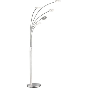 FISCHER & HONSEL LED Bogenlampe Dent, Dimmfunktion, LED fest integriert, warmweiß - kaltweiß