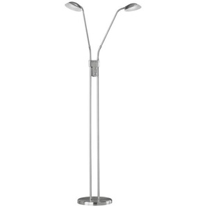 Fischer & Honsel Led-Deckenfluter Pool, Nickel, Glas, 26x160 cm, Farbtemperaturwechsler, Lampen & Leuchten, Innenbeleuchtung, Stehlampen, Led-deckenfluter