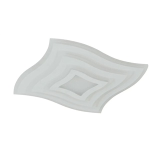 Fischer-Honsel LED-Deckenleuchte weiß ´quadratisch geschwungen`   ¦ weiß ¦ Maße (cm): B: 42