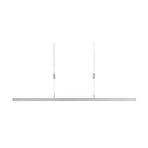 Fischer-Honsel LED-Pendelleuchte Nickel-matt mit Dimmer - silber - Materialmix - 7 cm - 150 cm | Möbel Kraft