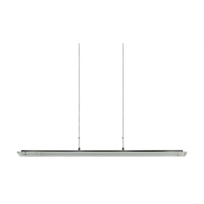 Fischer-Honsel LED-Pendelleuchte nickel matt - silber - Materialmix - 88 cm | Möbel Kraft