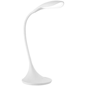 Fischer & Honsel Led-Schreibtischleuchte Nil, Weiß, Kunststoff, F, 17.00x37.50x40.00 cm, 3 Helligkeitsstufen, gleichmäßige Lichtverteilung, Lampen & Leuchten, Innenbeleuchtung, Tischlampen, Schreibtischlampen