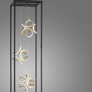 FISCHER & HONSEL LED Stehlampe Gesa, Dimmfunktion, LED fest integriert