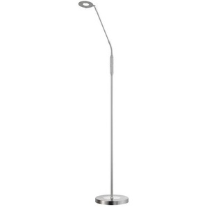 Fischer & Honsel Led-Stehleuchte Dent, Chrom, Nickel, Metall, Glas, F, 150 cm, verstellbare Spotlights, Farbtemperaturwechsler, Lampen & Leuchten, Innenbeleuchtung, Stehlampen, Stehlampen Dimmbar