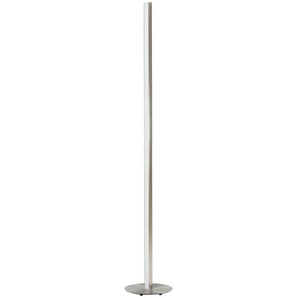 Fischer-Honsel LED-Stehleuchte, Nickel-matt - silber - Materialmix - 140 cm - [24.0] | Möbel Kraft
