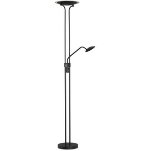 Fischer & Honsel Led-Stehleuchte Tallri, Schwarz, Glas, 180 cm, Farbtemperaturwechsler, Lampen & Leuchten, Innenbeleuchtung, Stehlampen, Stehlampen Dimmbar