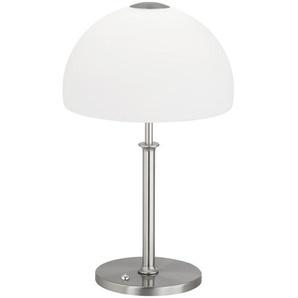 Fischer & Honsel Led-Tischleuchte Avignon, Opal, Glas, F, 25x42 cm, Lampen & Leuchten, Innenbeleuchtung, Tischlampen