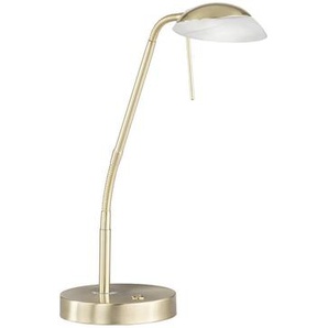 Fischer & Honsel Led-Tischleuchte Pool TW, Messing, Metall, rund,rund, 60 cm, Farbtemperaturwechsler, Lampen & Leuchten, Innenbeleuchtung, Tischlampen