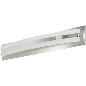Fischer-Honsel LED-Wandleuchte, Nickel-matt mit Taster und Dimmer - silber - Materialmix - 48 cm - 7,5 cm - 9 cm | Möbel Kraft