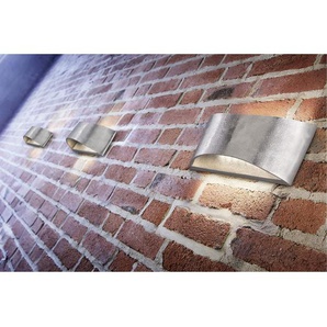 Fischer & Honsel LED-Wandleuchte SHINE-ALU Modern Silber Matt Metall Dimmbar 30x14x10 cm (BxHxT)