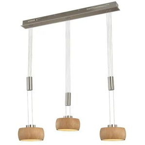 Fischer-Honsel Pendelleuchte - silber - Materialmix - 100 cm - 160 cm - cm 21,0 | Möbel Kraft
