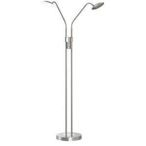 Fischer-Honsel Standleuchte - silber - Materialmix - 25,5 cm - 135 cm - cm 40,0 | Möbel Kraft