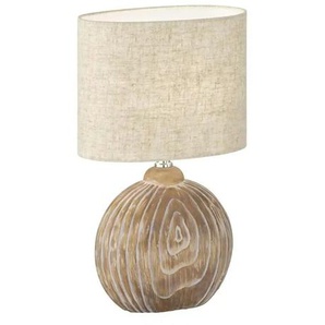 Fischer-Honsel Tischleuchte   ¦ holzfarben ¦ Maße (cm): B: 13 H: 39 T: 23.0