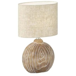 Fischer-Honsel Tischleuchte - holzfarben - Materialmix - 13 cm - 39 cm - cm 23,0 | Möbel Kraft