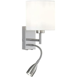 Fischer-Honsel Wandleuchte ¦ silber ¦ Maße (cm): B: 16 H: 28 T: 26
