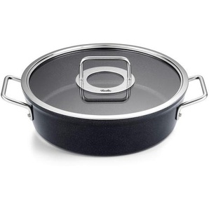 Fissler Bratentopf Adamant, Schwarz, Metall, 4,3 L, backofengeeignet, kratzfest, Kochen, Töpfe, Bräter