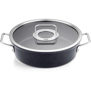 Fissler Bratentopf Adamant, Schwarz, Metall, 4.3 L, backofengeeignet, kratzfest, Kochen, Töpfe, Bräter