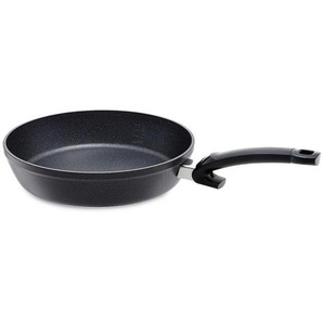 Fissler Bratpfanne Adamant® Comfort, Schwarz, Metall, 2,6 L, rund, kratzfest, besonders hoher Rand, antihaftbeschichtet, Kochen, Pfannen, Bratpfannen