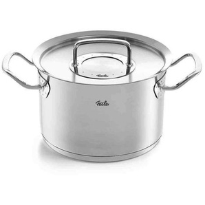 Fissler Kochtopf, Silber, Metall, backofengeeignet, Kochen, Töpfe, Kochtöpfe