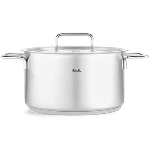 Fissler Kochtopf Pure, Silber, Metall, 5.7 L, Made in Germany, breiter Schüttrand, Kochen, Töpfe, Kochtöpfe