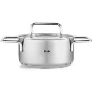 Fissler Kochtopf Pure, Silber, Metall, 1,9 L, Made in Germany, breiter Schüttrand, Kochen, Töpfe, Kochtöpfe