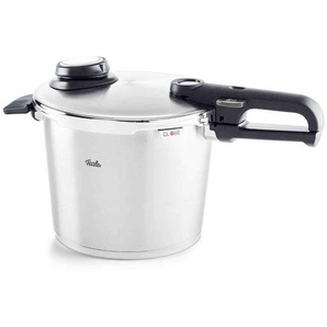 Fissler Schnellkochtopf Vitavit Premium, Silber, Metall, 6,0 L, einstellbare Kochstufen, Kochen, Töpfe, Schnellkochtöpfe