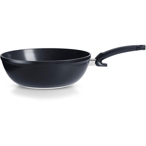 Fissler Wok Ceratal® Orbit Black, Aluminium (1-tlg), gesünderes Kochen mit Antihaft-Effekt, hergestellt ohne PFAS/PTFE
