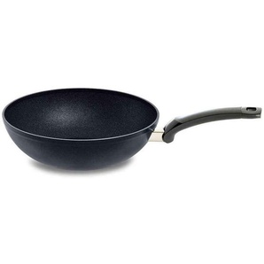 Fissler Wokpfanne, Anthrazit, Metall, 3,7 L, Made in Germany, besonders hoher Rand, antihaftbeschichtet, Kochen, Pfannen, Woks