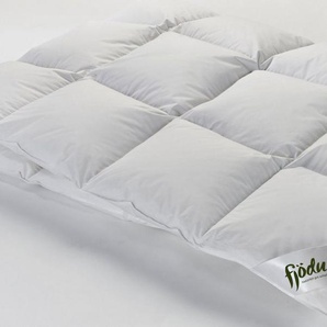 fjödur Daunenbettdecke Fleur, Füllung: 90% Daunen 10 % Federn, Bezug: Bio-Baumwolle, Bettdecken 135 x 200 cm und in vielen weiteren Größen erhältlich.