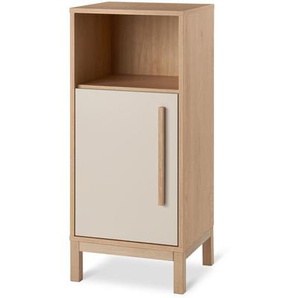 Flacher Bad-Beistellschrank »Eklund« - braun - Holz -