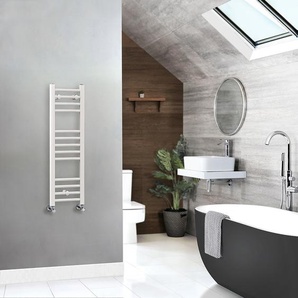 Flacher Handtuchheizkörper 1000mm x 300mm - Weiß - Ive