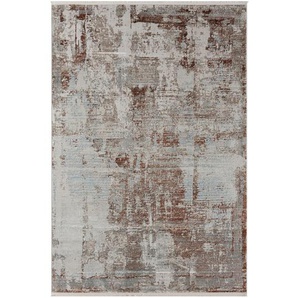 Flachwebeteppich Esme 2, Creme, Hellgrau, Terracotta, Textil, Abstraktes, rechteckig, 200 cm, Oeko-Tex® Standard 100, lichtunempfindlich, pflegeleicht, platzsparend, leicht zusammenrollbar, Teppiche & Böden, Teppiche, Moderne Teppiche