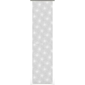 Flächenvorhang Bloomy Weiß