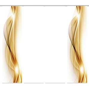 Flächenvorhang, Gold, Textil, Abstraktes, 4x60x245 cm, mit Paneelwagen, Wohntextilien, Gardinen & Vorhänge, Schiebegardinen
