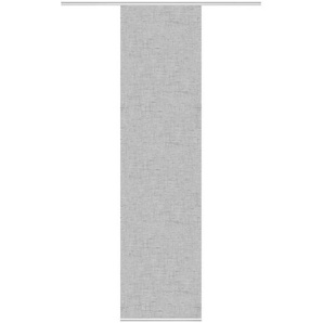 Flächenvorhang Pive, Silber, Textil, Uni, 60x245 cm, mit Paneelwagen, Wohntextilien, Gardinen & Vorhänge, Schiebegardinen