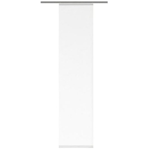 Flächenvorhang Rom, Weiß, Textil, Uni, 60x245 cm, mit Paneelwagen, Wohntextilien, Gardinen & Vorhänge, Schiebegardinen