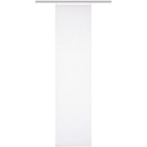 Flächenvorhang Romolus, Weiß, Textil, Uni, 60x245 cm, mit Paneelwagen, Wohntextilien, Gardinen & Vorhänge, Schiebegardinen