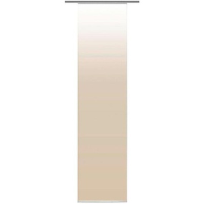Flächenvorhang, Sand, Textil, Farbverlauf, 60x245 cm, mit Paneelwagen, Seidenoptik, Metallabschlussleisten, Wohntextilien, Gardinen & Vorhänge, Schiebegardinen