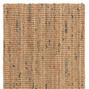 FLAIR RUGS Läufer Jute Boucle, rechteckig, Höhe: 7 mm, aus 100% Jute, mit Fransen, aus Naturfasern