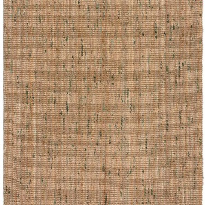 FLAIR RUGS Teppich Jute Boucle, rechteckig, Höhe: 7 mm, aus 100% Jute, mit Fransen, aus Naturfasern