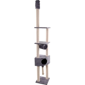 FLAMINGO - Everest Scratching Tree - Grey - 38 x 38 x 255-285 cm