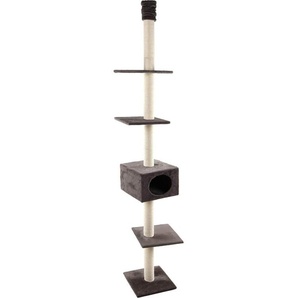 FLAMINGO - Scratching post BARWA - Grey - 35x35x264 cm