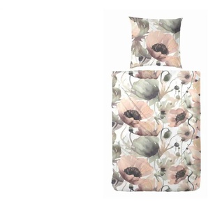 Flanell Bettwäsche-Set - grau - Materialmix - 135 cm - 1 cm | Möbel Kraft